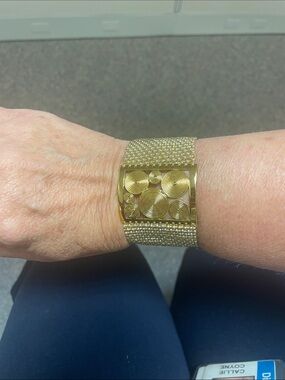 Gold Statement Cuff Bracelet - Women Accessories